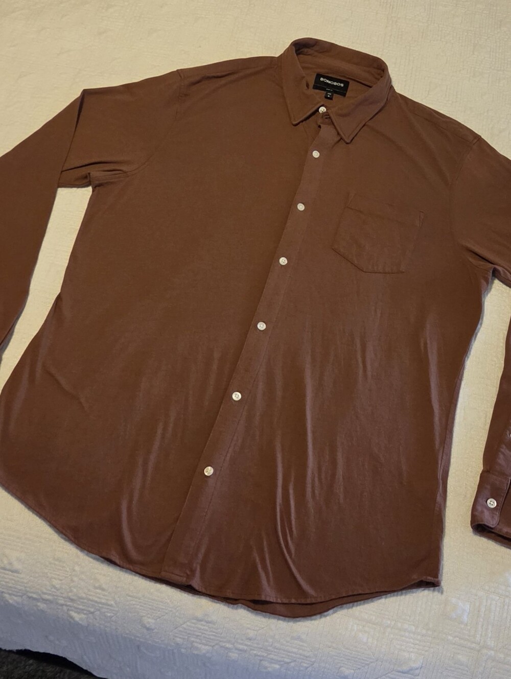Bonobos Knit Button-Down Shirt, Size XL-Tall
